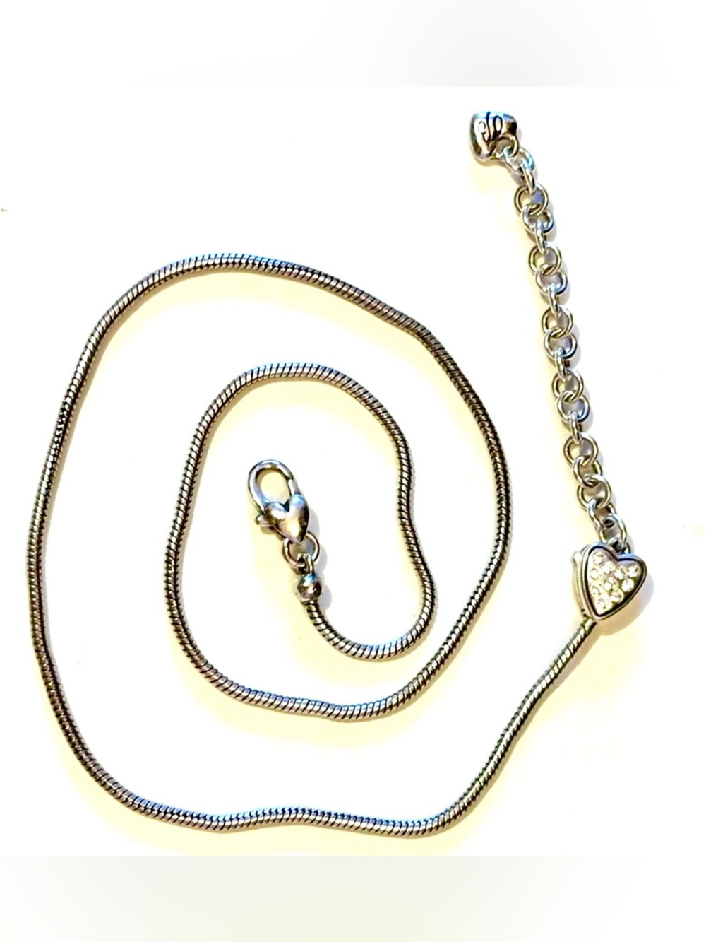 🆕Listing! Brighton Mini Charm Heart necklace Fits mini & regular charms Retired